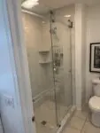 Titan Phantom Slider with Glass header and Glass Towel Bar